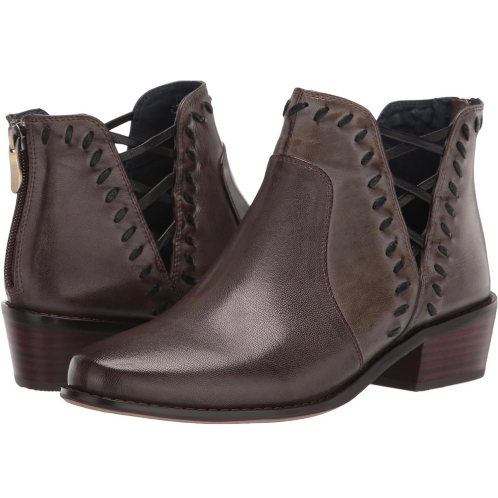 Spring Step Dark Olive Ankke Boots